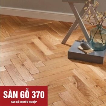 sàn gỗ sồi xương cá đẹp tự nhiên