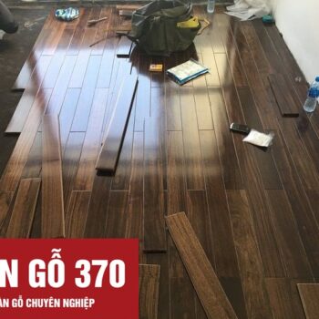 thi công sàn gỗ chiu liu tại công trình